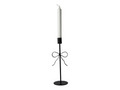 Ljusstake Rosett Svart 25,5 cm Form Living